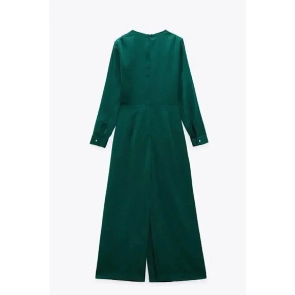 Zara WRAP JUMPSUIT WITH BUCKLE - Picture 3 of 10